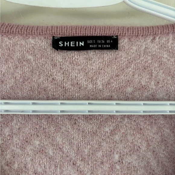 Pink Chevron Open-Front Cardigan - Picture 4 of 5